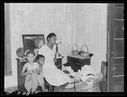 This family moved out of an Army area in Caroline County that had to be evacuated by June. Now they are in an area that must be evacuated by September, and so are planning to move again. Caroline County, Virginia