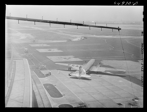 Untitled photo, possibly related to: Planes on the field at the municipal airport in Washington, D.C.