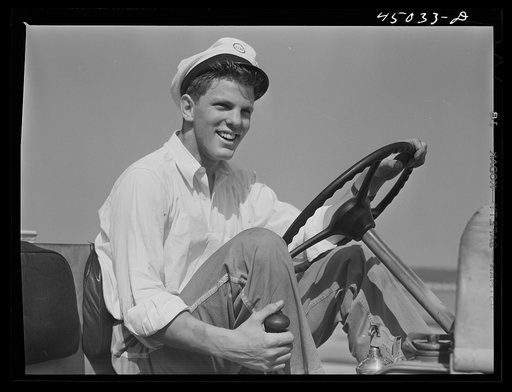 A baggage-truck driver. Washington, D.C. municipal airport