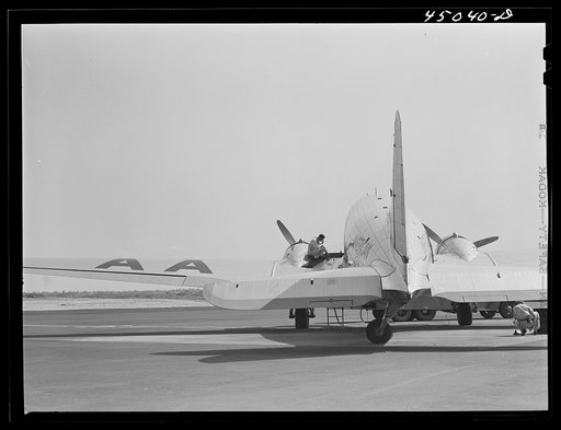 Untitled photo, possibly related to: Planes on the field. Washington, D.C. municipal airport