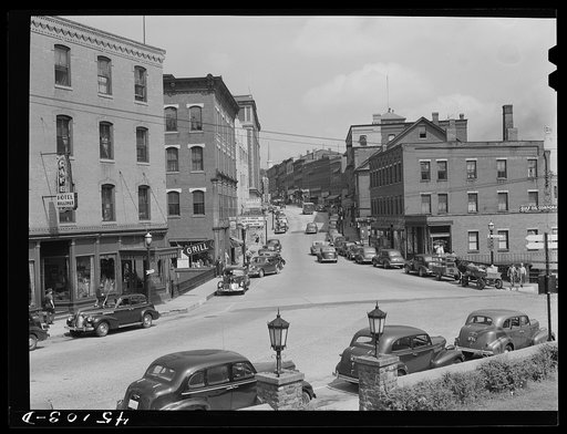 Main street in Brattleboro, Vermont