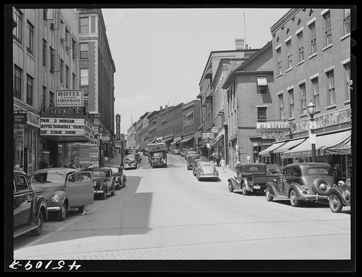 Untitled photo, possibly related to: Main street in Brattleboro, Vermont