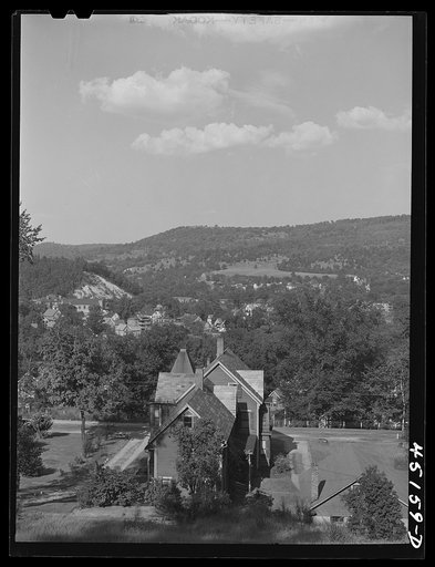 Untitled photo, possibly related to: View of White River Junction, Vermont
