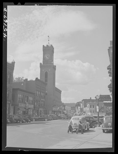 Main street in Bellows Falls, Vermont