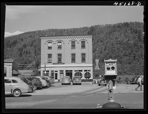 Near the railroad station in Bellows Falls, Vermont