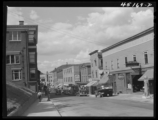 Main street of Bellows Falls, Vermont