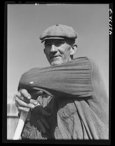 Mr. Bert Brown, dairy farmer and FSA (Farm Security Administration) client. Townsend, Vermont