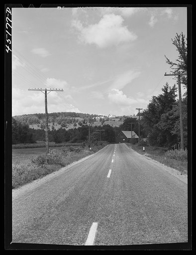 Landscape along Route 11 near Chester, Vermont