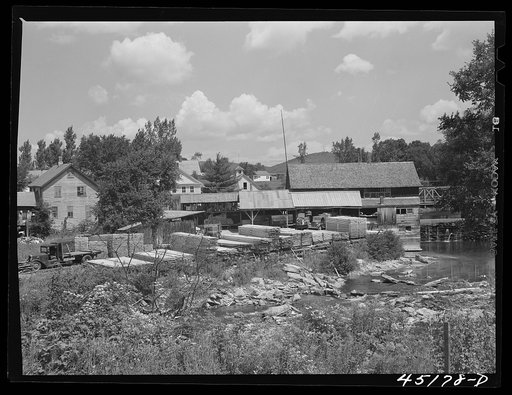 Lumber mill at Londonderry, Vermont