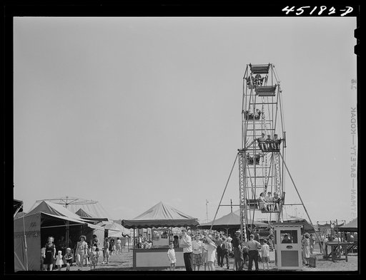 Untitled photo, possibly related to: American Legion carnival near Bellows Falls, Vermont