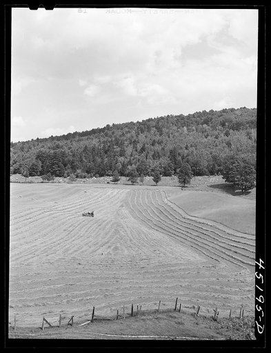 Untitled photo, possibly related to: Farm landscape near Hanover, New Hampshire