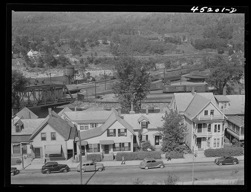 View of Bellows Falls, Vermont