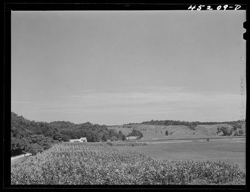 Farm landscape near Springfield, Vermont
