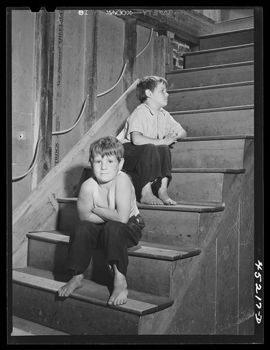 Two of the children of Warren Franklin, FSA (Farm Security Administration) client of Guilford, Vermont