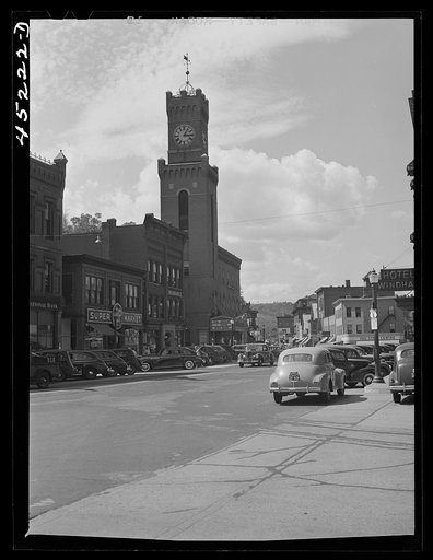 Untitled photo, possibly related to: Main street in Bellows Falls, Vermont