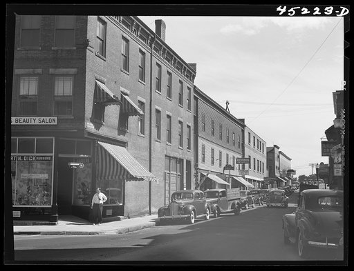 Untitled photo, possibly related to: Main street of Bellows Falls, Vermont