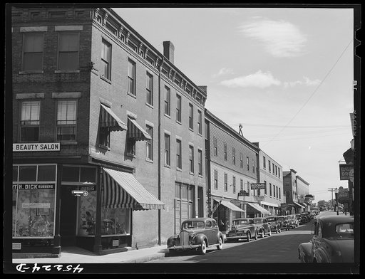 Main street of Bellows Falls, Vermont
