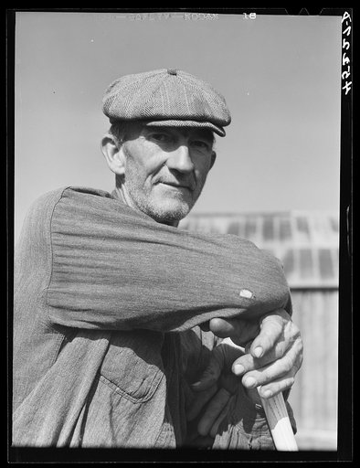 Untitled photo, possibly related to: Mr. Bert Brown, dairy farmer and FSA (Farm Security Administration) client. Townsend, Vermont