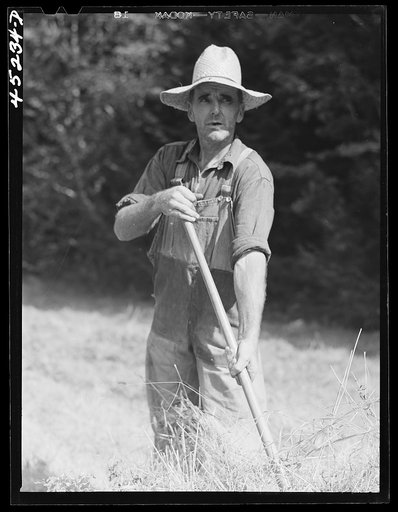 Mr. Silas Butson, FSA (Farm Security Administration) client near Athens, Vermont
