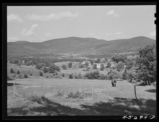 Untitled photo, possibly related to: Landscape near South Londonderry, Vermont