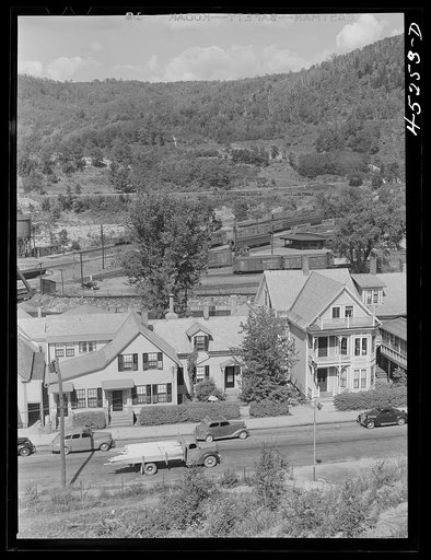 Untitled photo, possibly related to: View of Bellows Falls, Vermont