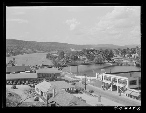 The Connecticut River at Bellows Falls, Vermont