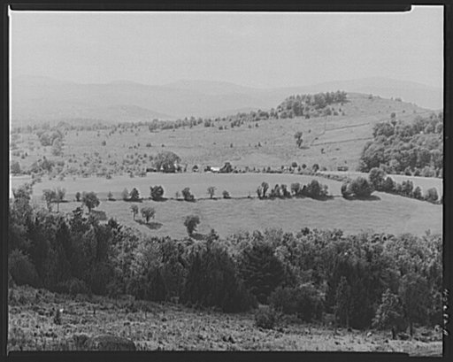 Landscape near Springfield, Vermont