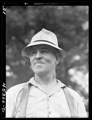 Mr. Earl J. Brown who had to move out of the Pine Camp expansion area. Near Pine Camp, New York