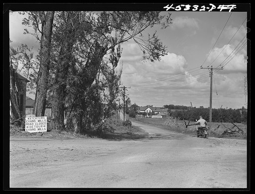 Messenger from Pine Camp drives through the newly acquired expansion area. Watertown, New York