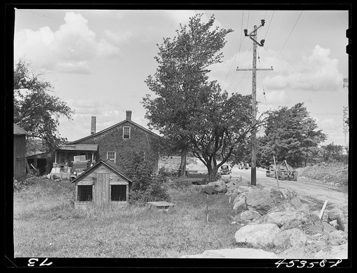 The home of the Drake family from which they are moving near Leraysville in the Pine Camp extension area