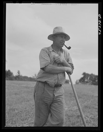 Dairy farmer near Rutland, Vermont