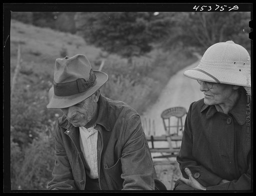 Untitled photo, possibly related to: Mr. Eliot H. Miller and his wife, FSA (Farm Security Administration) clients at Castleton, Vermont