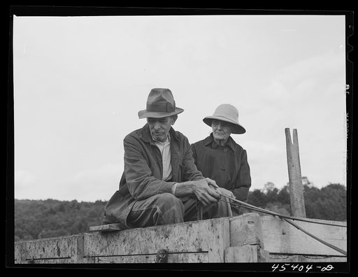 Mr. Eliot H. Miller and his wife, FSA (Farm Security Administration) clients at Castleton, Vermont