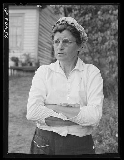 Untitled photo, possibly related to: Wife of a dairy farmer near Castleton, Vermont