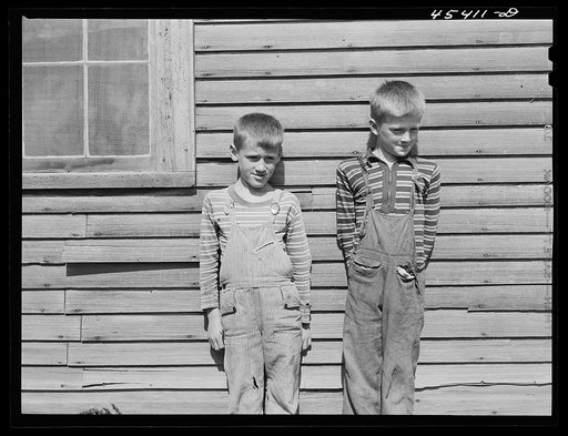 Children of a dairy farmer near Rutland, Vermont