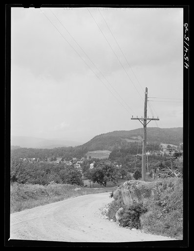 Untitled photo, possibly related to: A rain coming over the town of Ludlow, Vermont