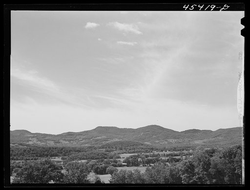 Untitled photo, possibly related to: Landscape near Brandon, Vermont