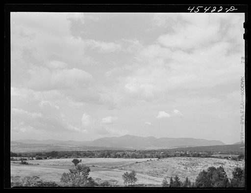 Untitled photo, possibly related to: General view of the county around Rutland, Vermont
