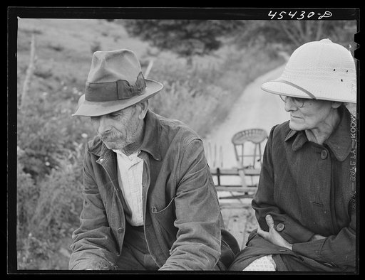 Untitled photo, possibly related to: Mr. Eliot H. Miller and his wife, FSA (Farm Security Administration) clients at Castleton, Vermont