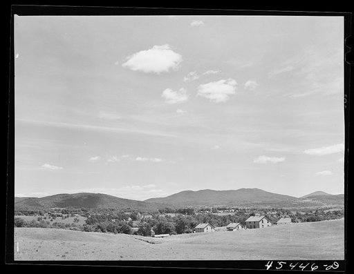 Untitled photo, possibly related to: General view of the country around Springfield, Vermont