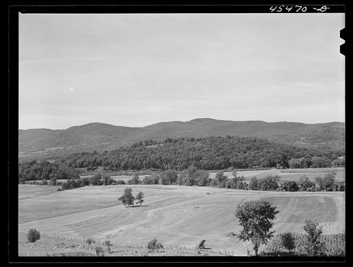 Farm county near Springfield, Vermont