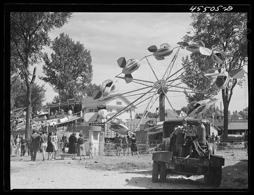 Amusements for the smaller children at the Rutland Fair, Vermont