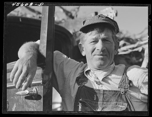 Untitled photo, possibly related to: Loading corn on a farm near Hinesburg, Vermont