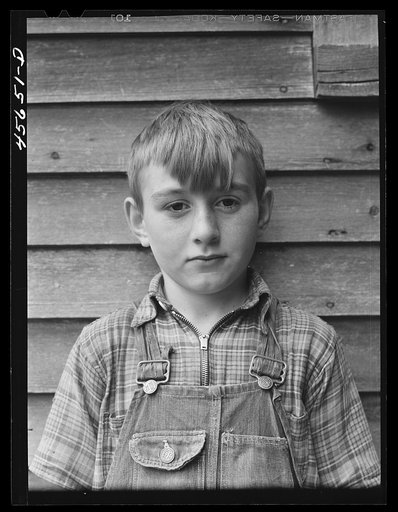 One of the children of William Gaynor, FSA (Farm Security Administration) client near Fairfield, Vermont