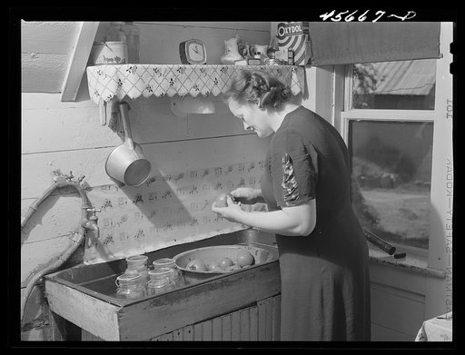Untitled photo, possibly related to: William Gaynor, FSA (Farm Security Administration) dairy farmer near Fairfield, Vermont