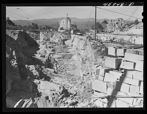 Untitled photo, possibly related to: At the Wells-Lemson granite quarry near Barre, Vermont