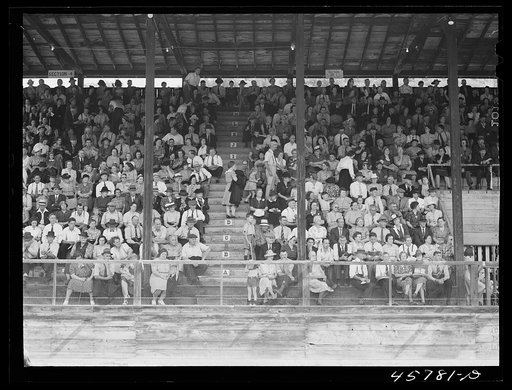 Spectators at the sulky races at the World's Fair at Tunbridge, Vermont
