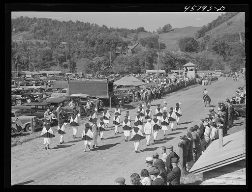 The parade at the World's Fair at Tunbridge, Vermont