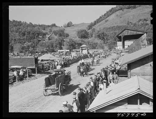 The parade at the World's Fair at Tunbridge, Vermont
