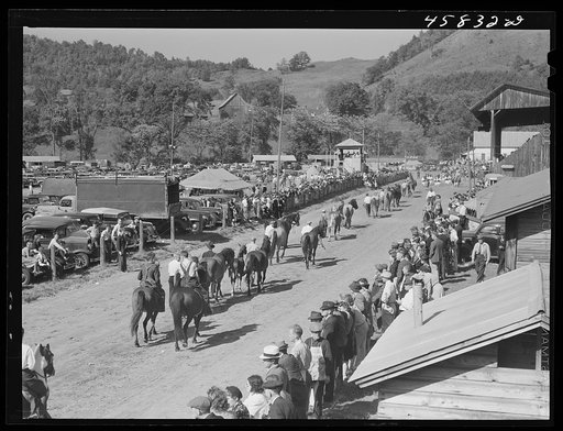 The parade at the World's Fair at Tunbridge, Vermont